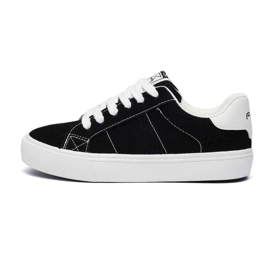 FCS Slip Resistant, Abrasion Resistant, Lightweight Low top Skateboard Shoes Unisex Black
