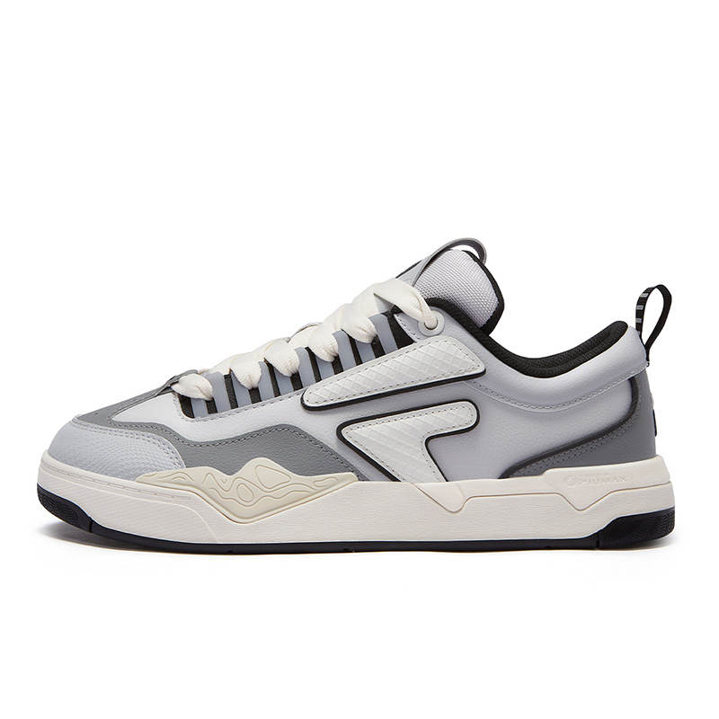 FILA FUSION Nollie Pig Leap Shoes Low top Skateboard Shoes Men's Lunar Rock Gray Dove Gray
