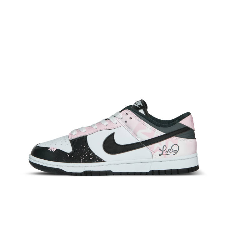 Nike Nike Dunk Mysterious Love Abrasion Resistant Low top Skateboard Shoes Unisex Pink