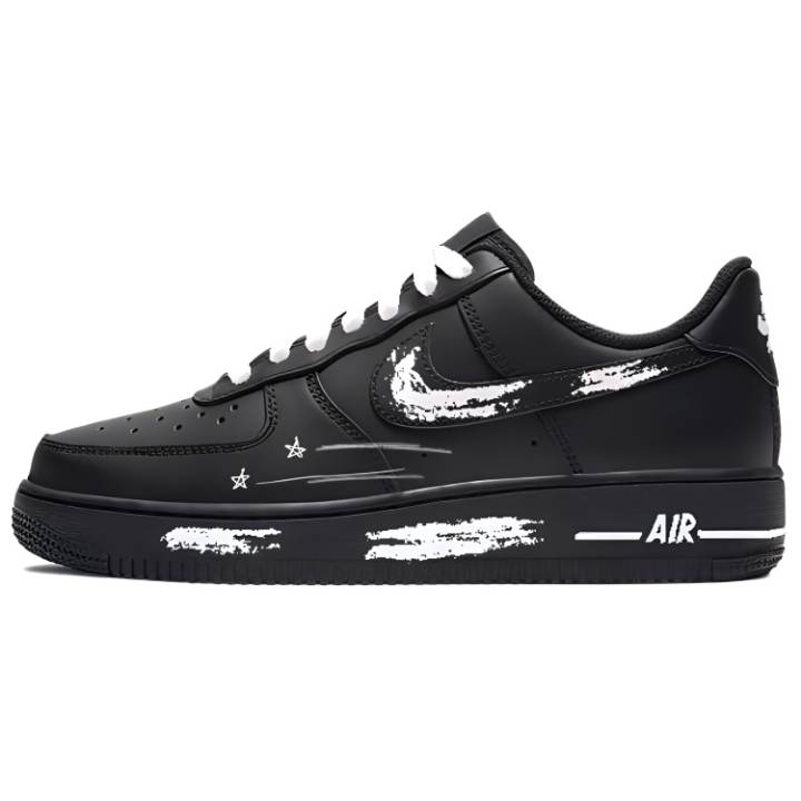Nike Nike Air Force 1 Star Graffiti Slip Resistant Abrasion Resistant Slip Resistant Abrasion Resistant Low top