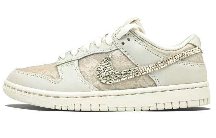 Nike Nike Dunk Fragrant Amber 2.0 Abrasion Resistant Low top Skateboard Shoes Women's Beige