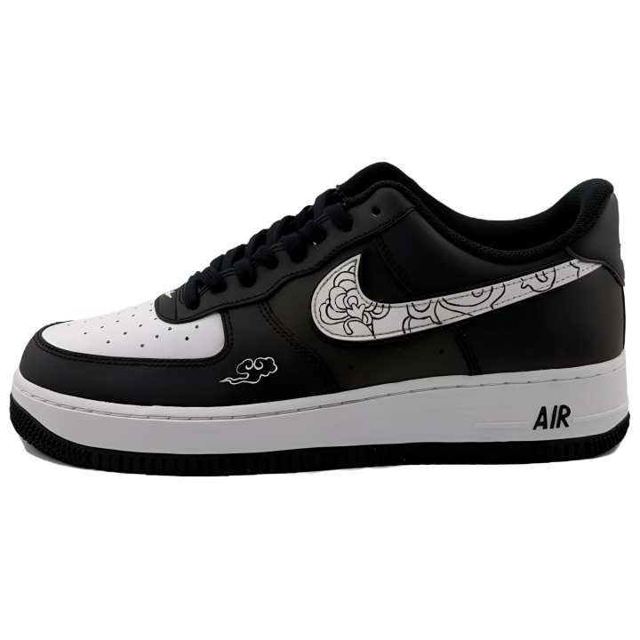 Nike Nike Air Force 1 Low top Skateboard Shoes Unisex Black