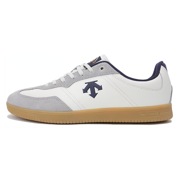 DESCENTE Low top Skateboard Shoes Unisex White Gray Blue