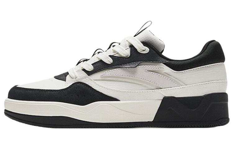 Anta C37 Series Slip Resistant Abrasion Resistant Low top Skateboard Shoes Women's Black White