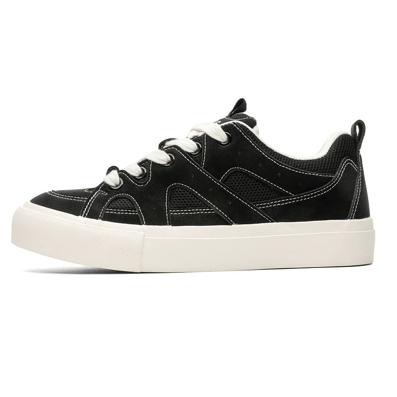 PAIBLOKS Cushioning Support Abrasion Resistant Slip Resistant Low top Skateboard Shoes Men's