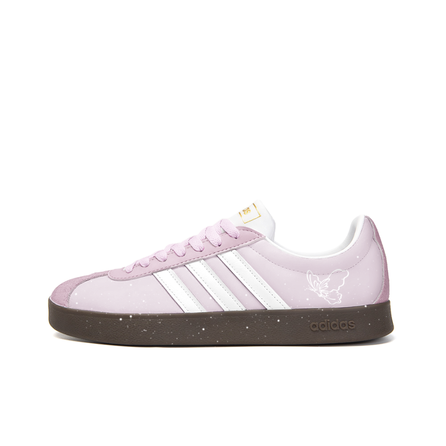 Adidas Neo VL Court 2.0 Cantata Tindoro Slip Resistant Abrasion Resistant Low top Skateboard Shoes Unisex Pink