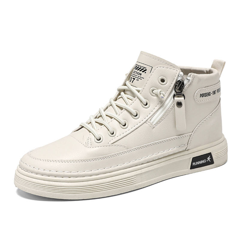 TONYBEAR Slip Resistant Slip Resistant High top Skateboard Shoes Men's