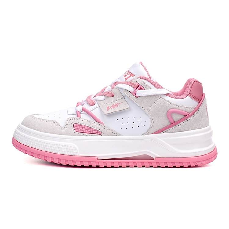 VOIT Skateboard Shoes Women's Low Top White/Watermelon Pink