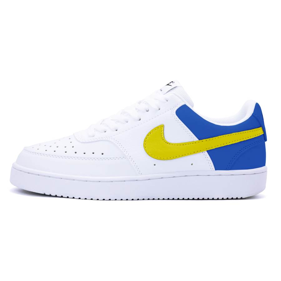 Nike Nike Court Vision 1 Los Angeles Side Story Leather Slip Resistant Abrasion Resistant Low top Skateboard Shoes Unisex
