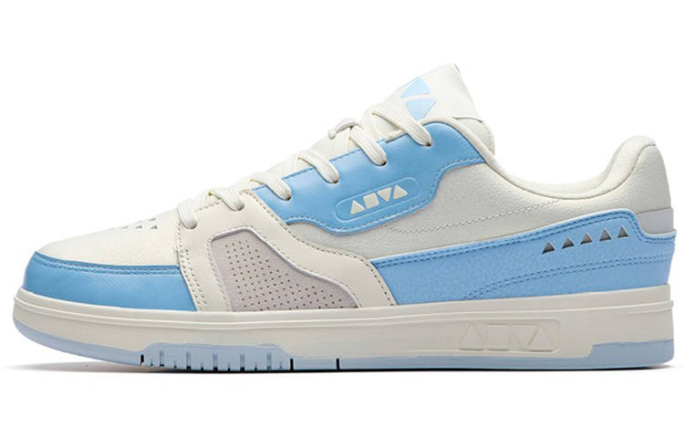 Anta Jie Ao Abrasion Resistant Low top Skateboard Shoes Men's White Blue