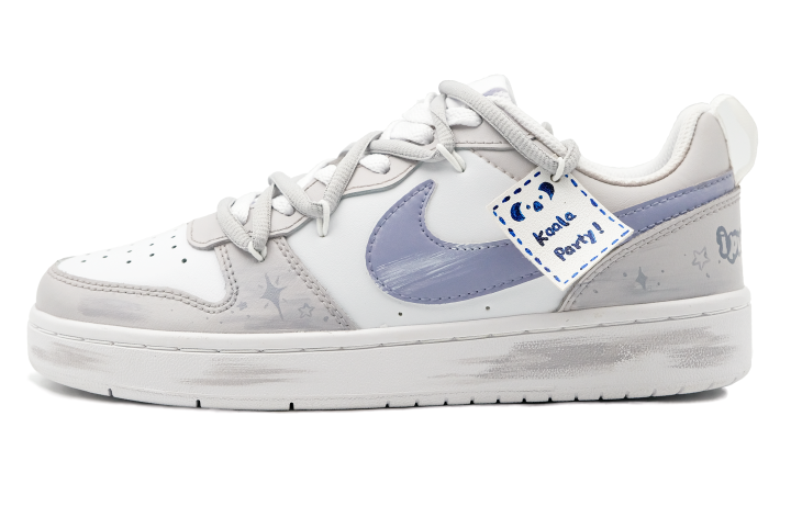 Nike Nike Court Borough 2 Low top Skateboard Shoes Women's White Purple