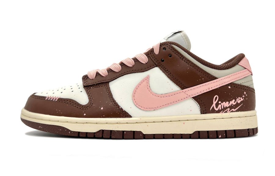 Nike Nike Dunk Abrasion Resistant Low top Skateboard Shoes Women's Pink