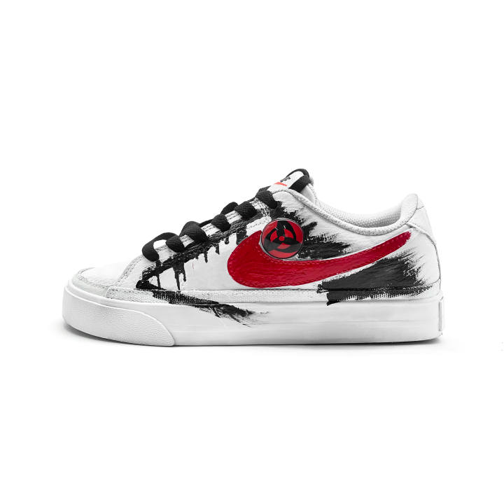 Nike Nike Court Legacy Infinite Moon Reading, Purple Cushioning Low top Skateboard Shoes Unisex White Black