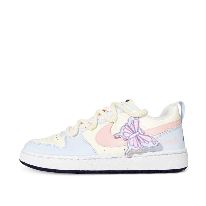Nike Nike Court Borough Butterfly Graffiti Slip Resistant, Abrasion Resistant, Lightweight