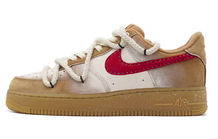 Nike Nike Air Force 1 Low top Skateboard Shoes Unisex Wheat