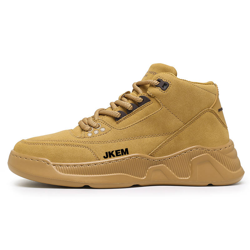 JKEM Slip Resistant Cushioning Abrasion Resistant High top Skateboard Shoes Men's