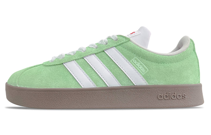 Adidas Neo VL Court 2.0 Slip Resistant Abrasion Resistant Low top Skateboard Shoes Women's Light Green