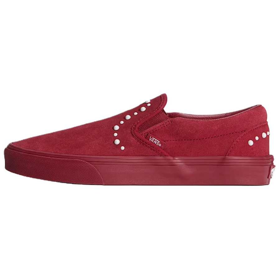 Vans CLASSIC SLIP on Skateboard Shoes Unisex Burgundy