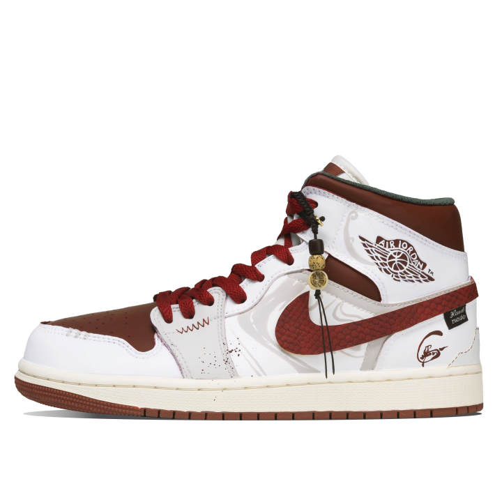 Jordan Jordan Air Jordan 1 Welcome Spring With A Lucky Horse Abrasion Resistant Coverage Abrasion Resistant Coverage Mid top
