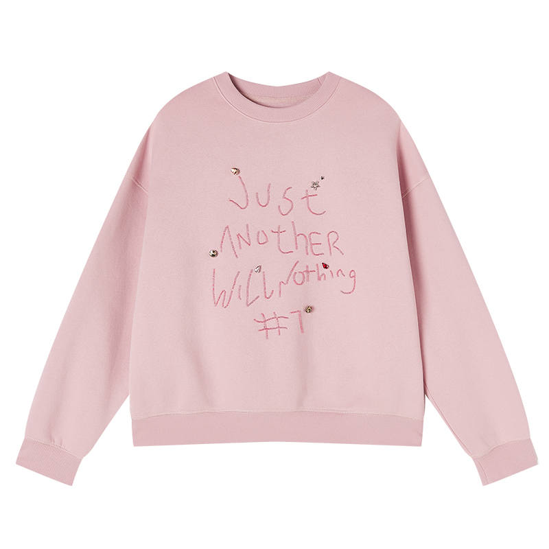 XIANGYING Sweatshirts Women's Crew Neck Moderate Regular