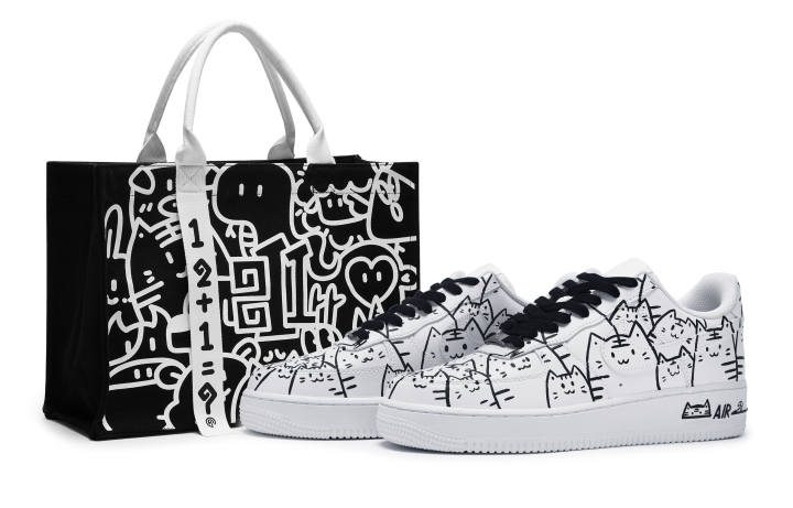 Nike Nike Air Force 1 LOW 811 Manufacturing, Explosive Tiger, Limited Edition Tote Slip Resistant Abrasion Resistant