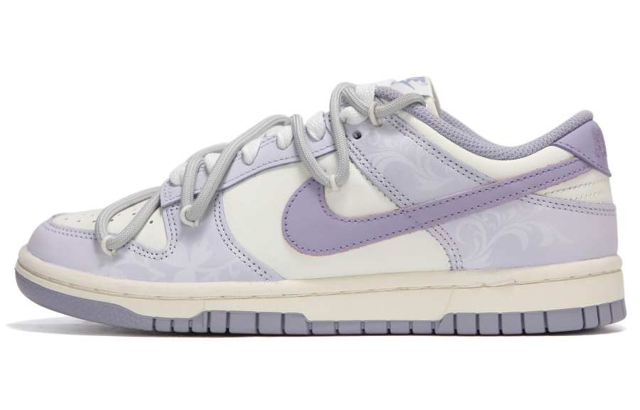 Nike Nike Dunk Low 'Indigo Haze' Slip Resistant Abrasion Resistant Low top Skateboard Shoes Women's White Purple