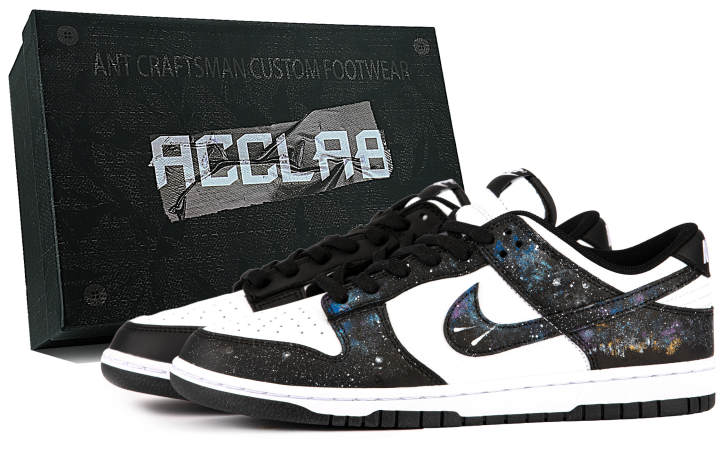 Nike Nike Dunk LOW RETRO Abrasion Resistant Low top Skateboard Shoes Men's Black White