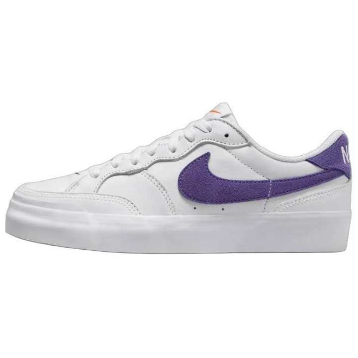 Nike Nike SB Zoom Pogo Slip Resistant Low top Skateboard Shoes Women's White