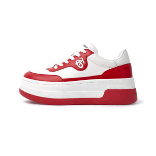 Ann Andelman Arcade Blanc Low top Elevator Shoes Women's Red
