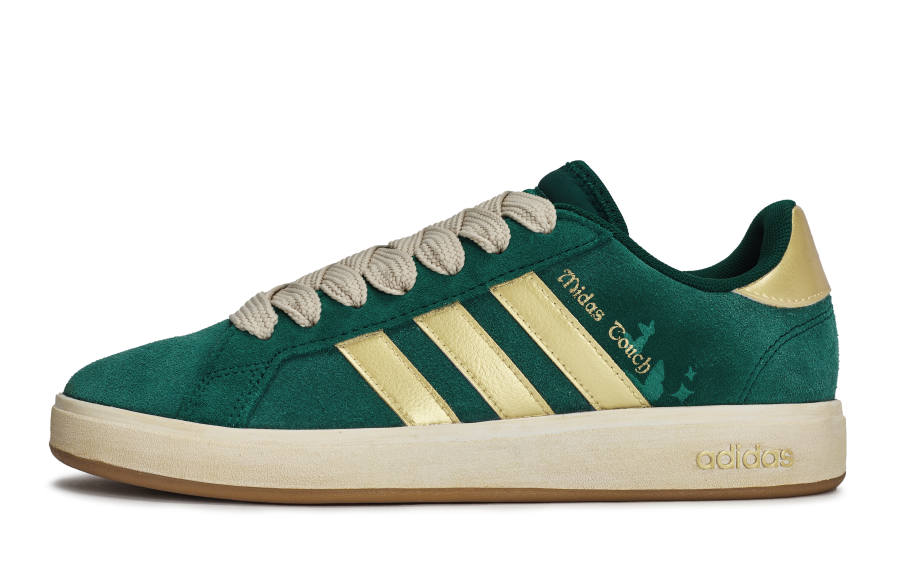 Adidas Adidas Grand Court Base 00s RTHS Beige Pinewood Low top Skateboard Shoes Unisex Beige Green