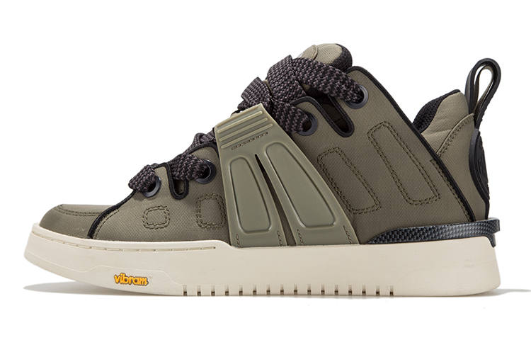 Palladium Skate Casual Mid top Skateboard Shoes Men's Garlic Green