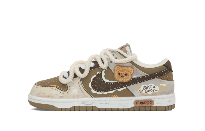 Nike Nike Dunk Low top Skateboard Shoes Unisex Brown
