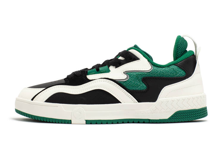361° Stiletto Turndown Low top Skateboard Shoes Men's White Green
