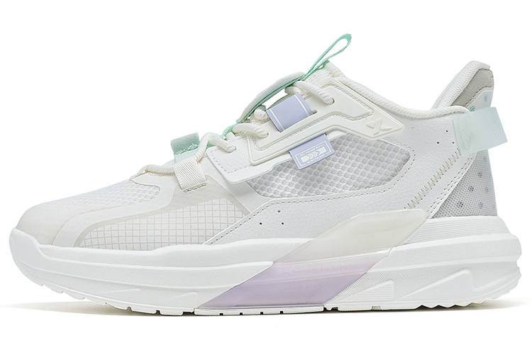 XTEP Juelian Skateboard Shoes Women's Sail White