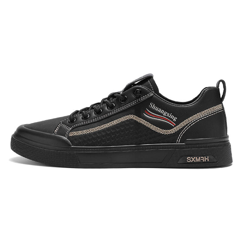 Binary Binary Breathable Low top Skateboard Shoes Men's Black