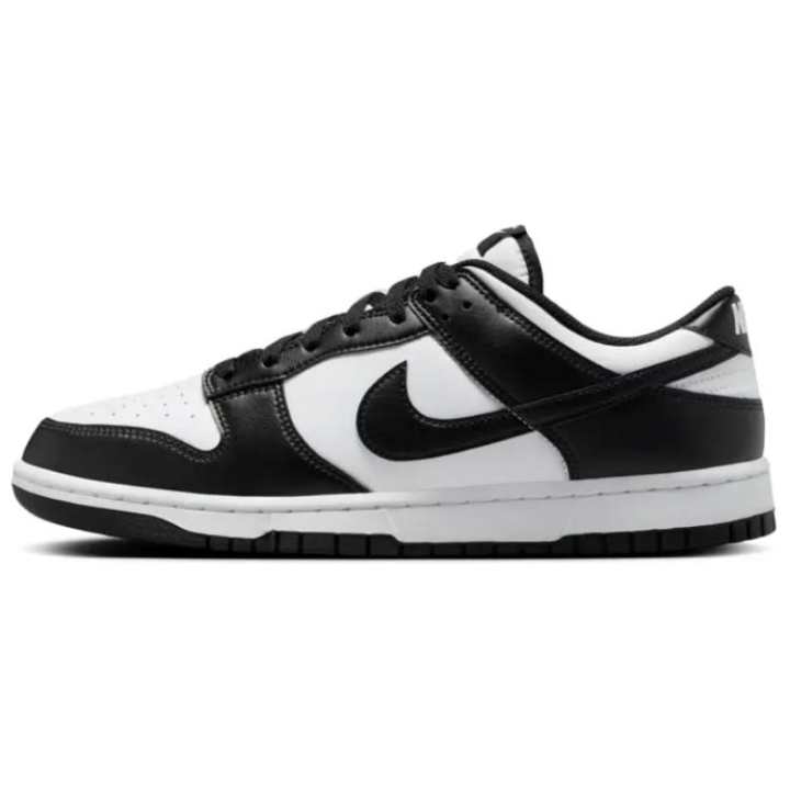 Nike Nike Dunk Synthetic Leather Low top Skateboard Shoes Unisex White Black