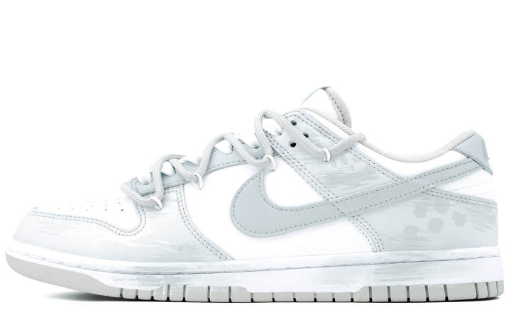 Nike Nike Dunk Abrasion Resistant Lightweight Low top Skateboard Shoes Unisex White