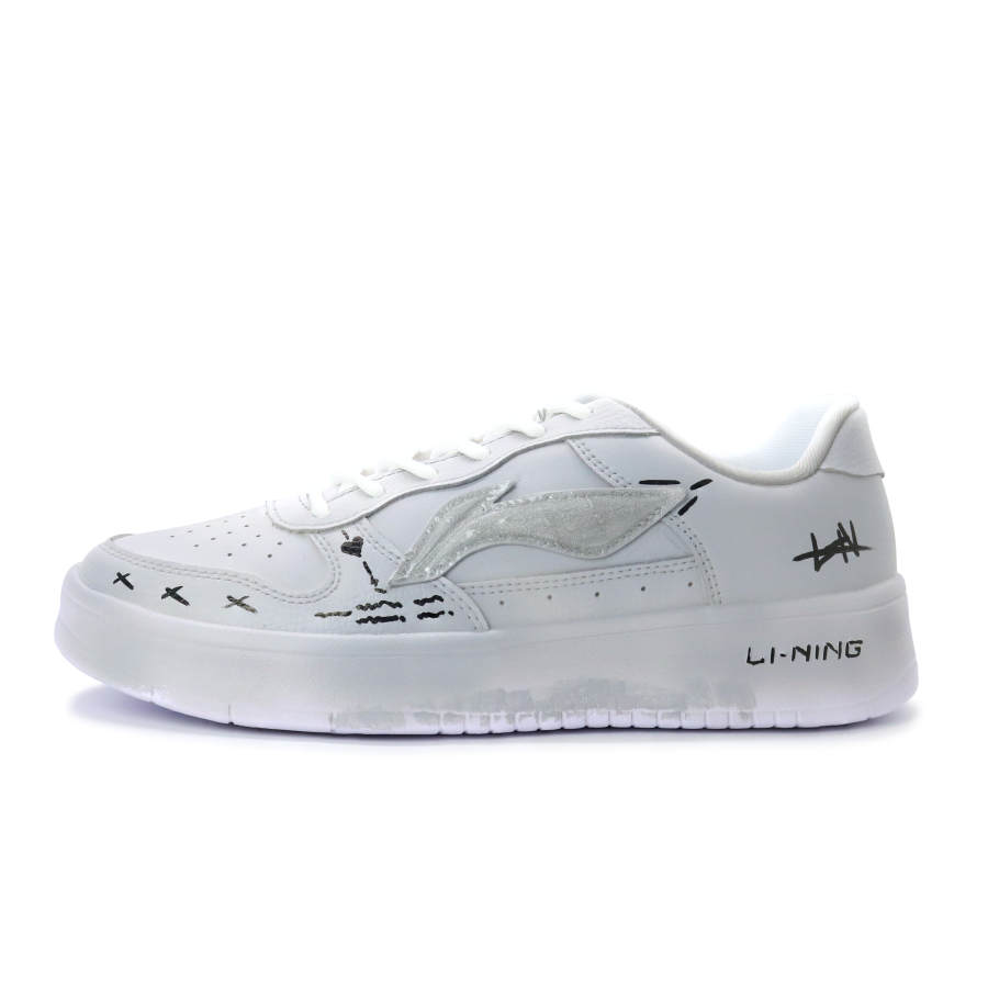 Li-Ning Li Ning Floating Boat Lightweight, Breathable, And Abrasion Resistant Low top Skateboard Shoes Unisex