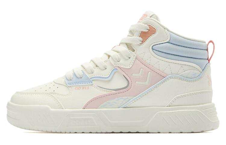 QIAODAN Thermal High top Skateboard Shoes Women's Dream Blue