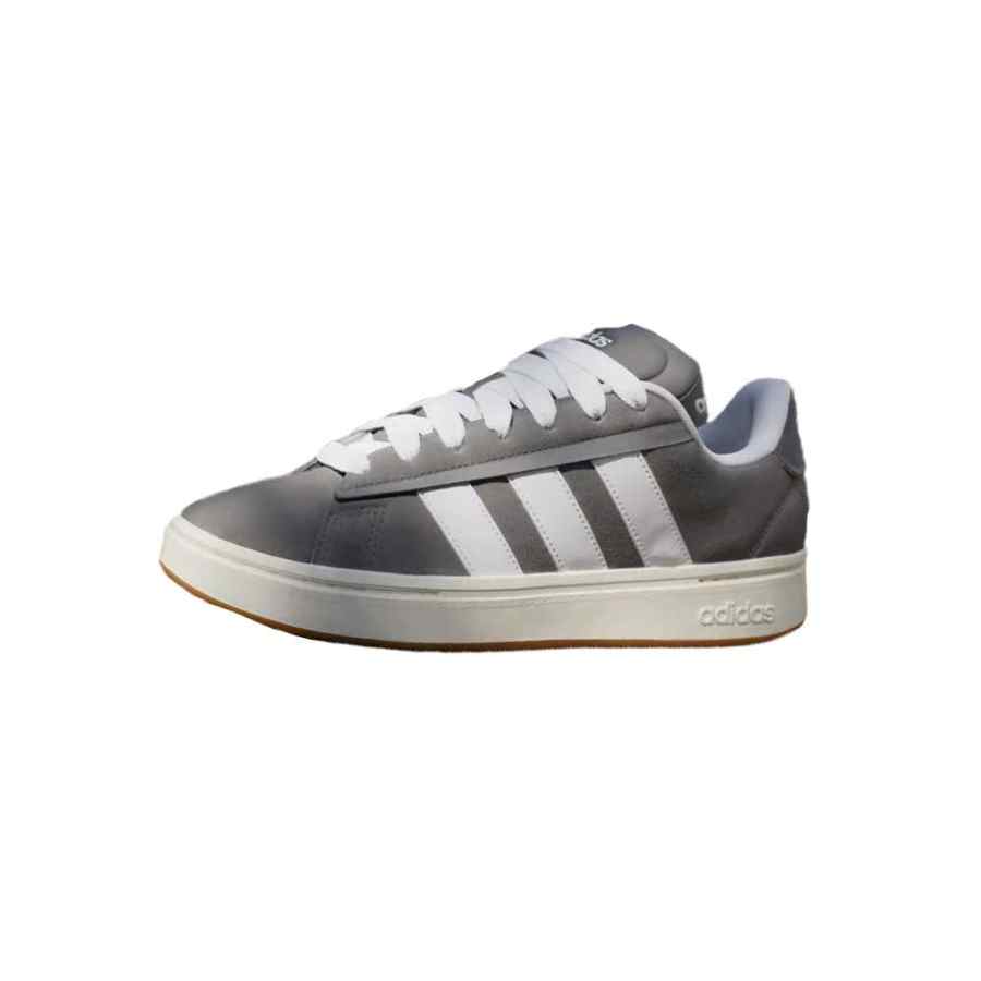 Adidas Adidas GRAND COURT ALPHA Synthetic Leather Low top Skateboard Shoes Men's Gray White