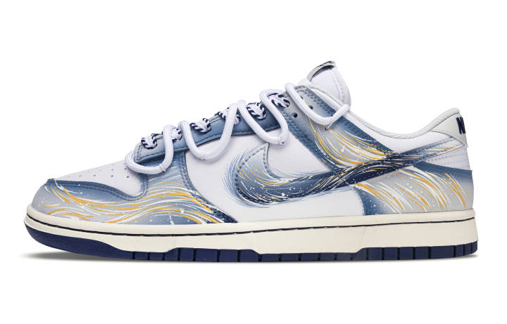 Nike Nike Dunk Shimmering Collection Abrasion Resistant, Lightweight, And Breathable Low top Skateboard Shoes Men's