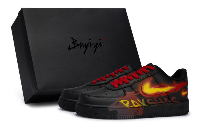 Nike Nike Air Force 1 Skateboard Shoes Unisex Low Top Red/Yellow
