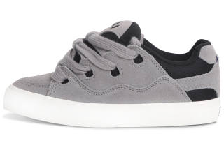 Ollieskate Abrasion Resistant Slip Resistant Cushioning Low top Skateboard Shoes Unisex Dark Gray