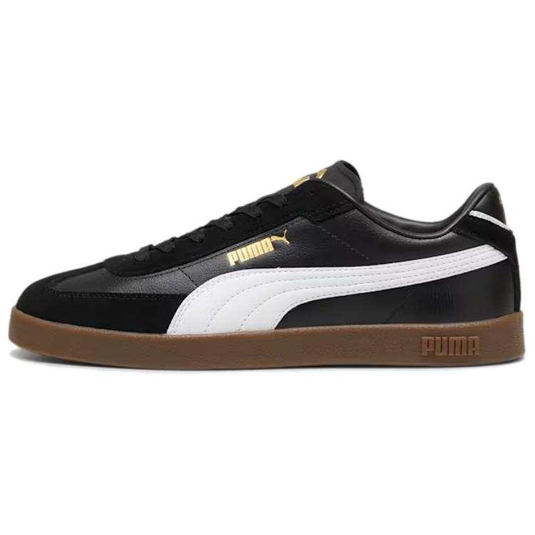 PUMA Club II Era Lightweight Low top German Army Trainers Unisex Black White