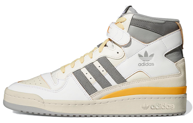Adidas Originals Forum Adidas Originals 84 High 'White Grey Yellow'