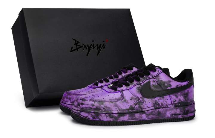Nike Nike Air Force 1 Starlit Cloud Mist Purple, Special Shoe Box Slip Resistant Abrasion Resistant