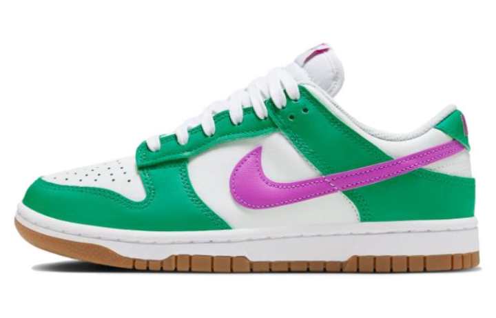 Nike Nike Dunk Low top Skateboard Shoes Women's White Green