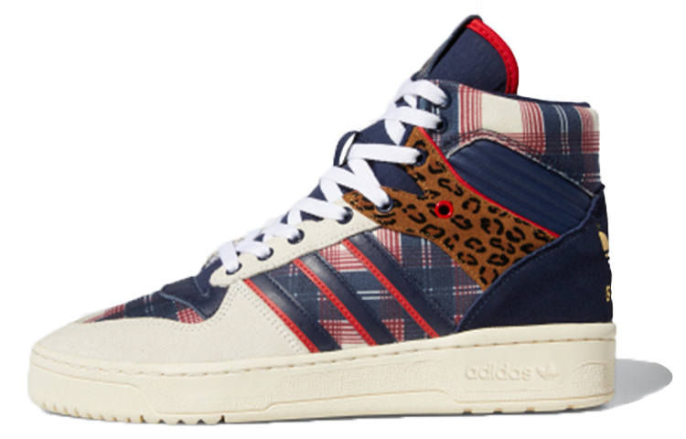 Adidas Originals Rivalry Slip Resistant Abrasion Resistant Slip Resistant Abrasion Resistant High top Skateboard Shoes