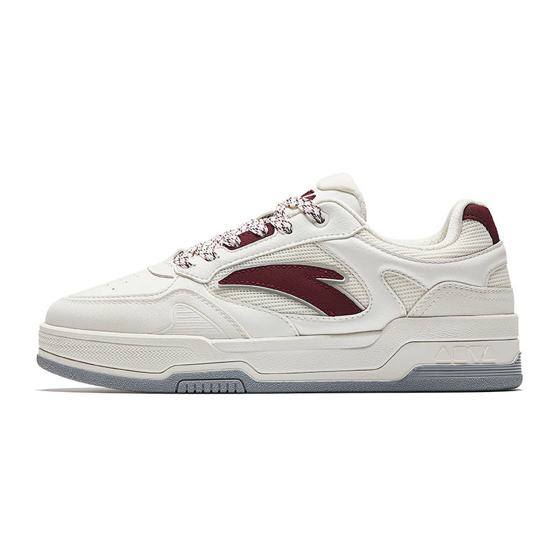 Anta Cyber Low top Skateboard Shoes Women's White Red
