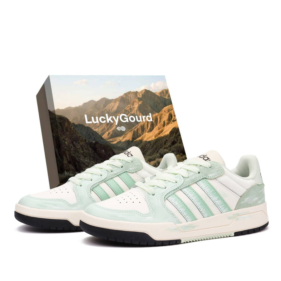 Adidas Neo Entrap Mountain Breeze Pine Forest Abrasion Resistant Balance Abrasion Resistant Balance Low top